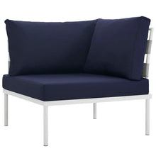 Load image into Gallery viewer, Harmony 8 Piece Outdoor Patio Aluminum Sectional Sofa Set by Modway