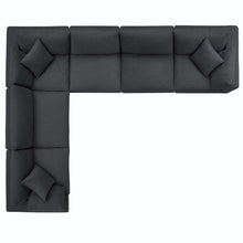 Load image into Gallery viewer, Commix 6 Piece Down Filled Overstuffed Sectional Sofa Set by Modway