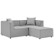 Load image into Gallery viewer, Saybrook Outdoor Patio Upholstered Loveseat and Ottoman Set by Modway