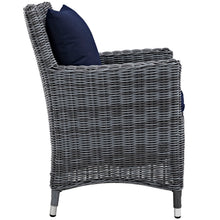 Load image into Gallery viewer, Summon 4 Piece Outdoor Patio Sunbrella¨ Dining Set by Modway