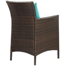 Load image into Gallery viewer, Conduit Outdoor Patio Wicker Rattan Dining Armchair by Modway