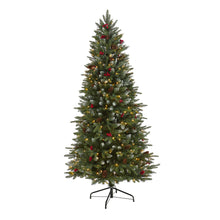 Load image into Gallery viewer, 6' Snow Tipped Portland Spruce Artificial Christmas Tree