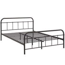 Load image into Gallery viewer, Maisie Stainless Steel Queen Bed Frame by Modway