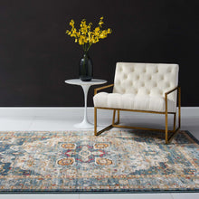 Load image into Gallery viewer, Tribute Diantha Distressed Vintage Floral Vintage Medallion 5x8 Area Rug by Modway