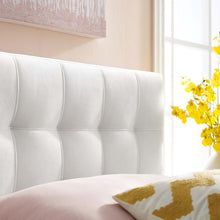 Load image into Gallery viewer, Lily Biscuit Tufted Performance Velvet Twin Headboard by Modway
