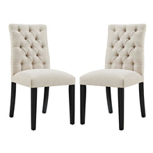 Load image into Gallery viewer, Duchess Fabric Dining Chair Set of 2 by Modway