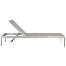 Load image into Gallery viewer, Shore Outdoor Patio Aluminum Rattan Chaise by Modway