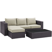 Load image into Gallery viewer, Convene 3 Piece Outdoor Patio Sofa Set by Modway