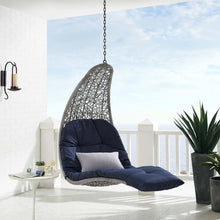 Load image into Gallery viewer, Landscape Hanging Chaise Lounge Outdoor Patio Swing Chair by Modway