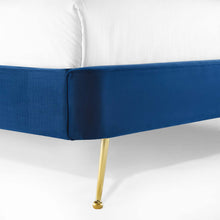 Load image into Gallery viewer, Mira Upholstered Performance Velvet Queen Platform Bed by Modway
