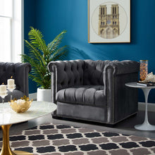 Load image into Gallery viewer, Heritage Performance Velvet Armchair by Modway