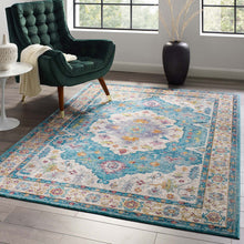 Load image into Gallery viewer, Success Anisah Distressed Floral Vintage Medallion 5x8 Area Rug by Modway