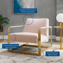Load image into Gallery viewer, Seg Performance Velvet Accent Chair by Modway