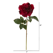 Load image into Gallery viewer, 20" Rose Artificial Flower (Set of 6)