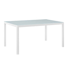 Load image into Gallery viewer, Raleigh 59" Outdoor Patio Aluminum Dining Table by Modway