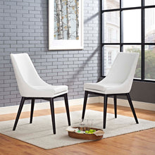 Load image into Gallery viewer, Viscount Vinyl Dining Side Chair Set of 2 by Modway