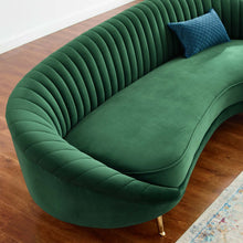 Load image into Gallery viewer, Camber Channel Tufted Performance Velvet Sofa by Modway