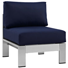 Load image into Gallery viewer, Shore 6 Piece Outdoor Patio Aluminum Sectional Sofa Set by Modway