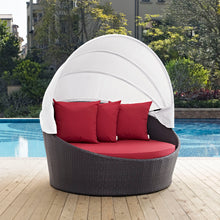 Load image into Gallery viewer, Convene Canopy Outdoor Patio Daybed by Modway