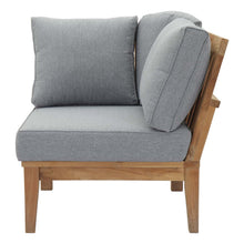 Load image into Gallery viewer, Marina Outdoor Patio Teak Corner Sofa by Modway