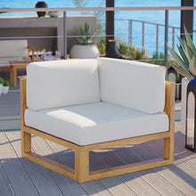 Load image into Gallery viewer, Upland Outdoor Patio Teak Wood Corner Chair by Modway