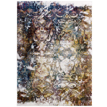 Load image into Gallery viewer, Success Jayla Transitional Distressed Vintage Floral Moroccan Trellis 8x10 Area Rug by Modway