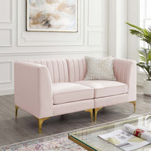 Load image into Gallery viewer, Triumph Channel Tufted Performance Velvet Loveseat by Modway