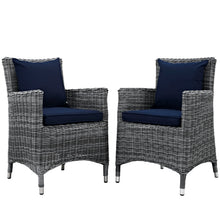 Load image into Gallery viewer, Summon 2 Piece Outdoor Patio Sunbrella¨ Dining Set by Modway
