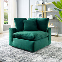 Load image into Gallery viewer, Commix Down Filled Overstuffed Performance Velvet Corner Chair by Modway