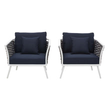 Load image into Gallery viewer, Stance Outdoor Patio Aluminum Armchair Set of 2 by Modway