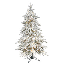 Load image into Gallery viewer, 5' Flocked Gr& Northern Rocky Fir Artificial Christmas Tree