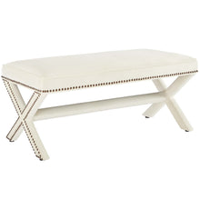 Load image into Gallery viewer, Rivet Performance Velvet Bench by Modway