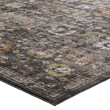 Load image into Gallery viewer, Minu Distressed Floral Lattice 4x6 Area Rug by Modway