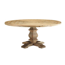 Load image into Gallery viewer, Column 71" Round Pine Wood Dining Table by Modway