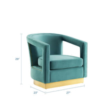 Load image into Gallery viewer, Frolick Performance Velvet Armchair by Modway
