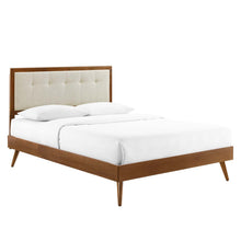 Load image into Gallery viewer, Willow Wood Queen Platform Bed With Splayed Legs by Modway
