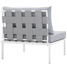 Load image into Gallery viewer, Harmony Armless Outdoor Patio Aluminum Chair by Modway