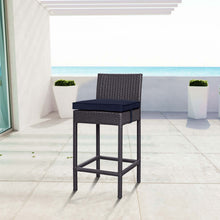 Load image into Gallery viewer, Convene Outdoor Patio Fabric Bar Stool by Modway