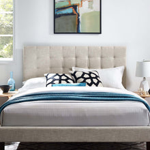 Load image into Gallery viewer, Paisley Tufted Upholstered Linen Fabric King and California King Headboard by Modway