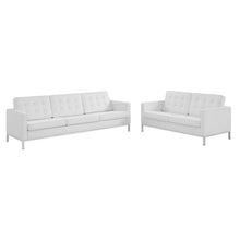 Load image into Gallery viewer, Loft 2-Piece Tufted Vegan Leather Furniture Set by Modway