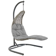 Load image into Gallery viewer, Landscape Hanging Chaise Lounge Outdoor Patio Swing Chair by Modway