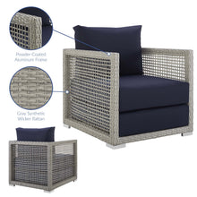 Load image into Gallery viewer, Aura Rattan Outdoor Patio Armchair by Modway