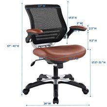 Load image into Gallery viewer, Edge Vinyl Office Chair by Modway