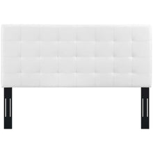 Load image into Gallery viewer, Paisley Tufted Upholstered Faux Leather Full / Queen Headboard by Modway