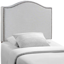 Load image into Gallery viewer, Curl Nailhead Upholstered Twin Headboard by Modway