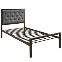 Load image into Gallery viewer, Mia Fabric Twin Bed by Modway