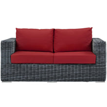 Load image into Gallery viewer, Summon Outdoor Patio Sunbrella¨ Loveseat by Modway