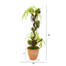 Load image into Gallery viewer, 45" Tillandsia Artificial Plant in Terra-Cotta Planter