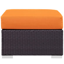 Load image into Gallery viewer, Convene Outdoor Patio Fabric Square Ottoman by Modway
