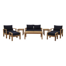 Load image into Gallery viewer, Marina 8 Piece Outdoor Patio Teak Set by Modway